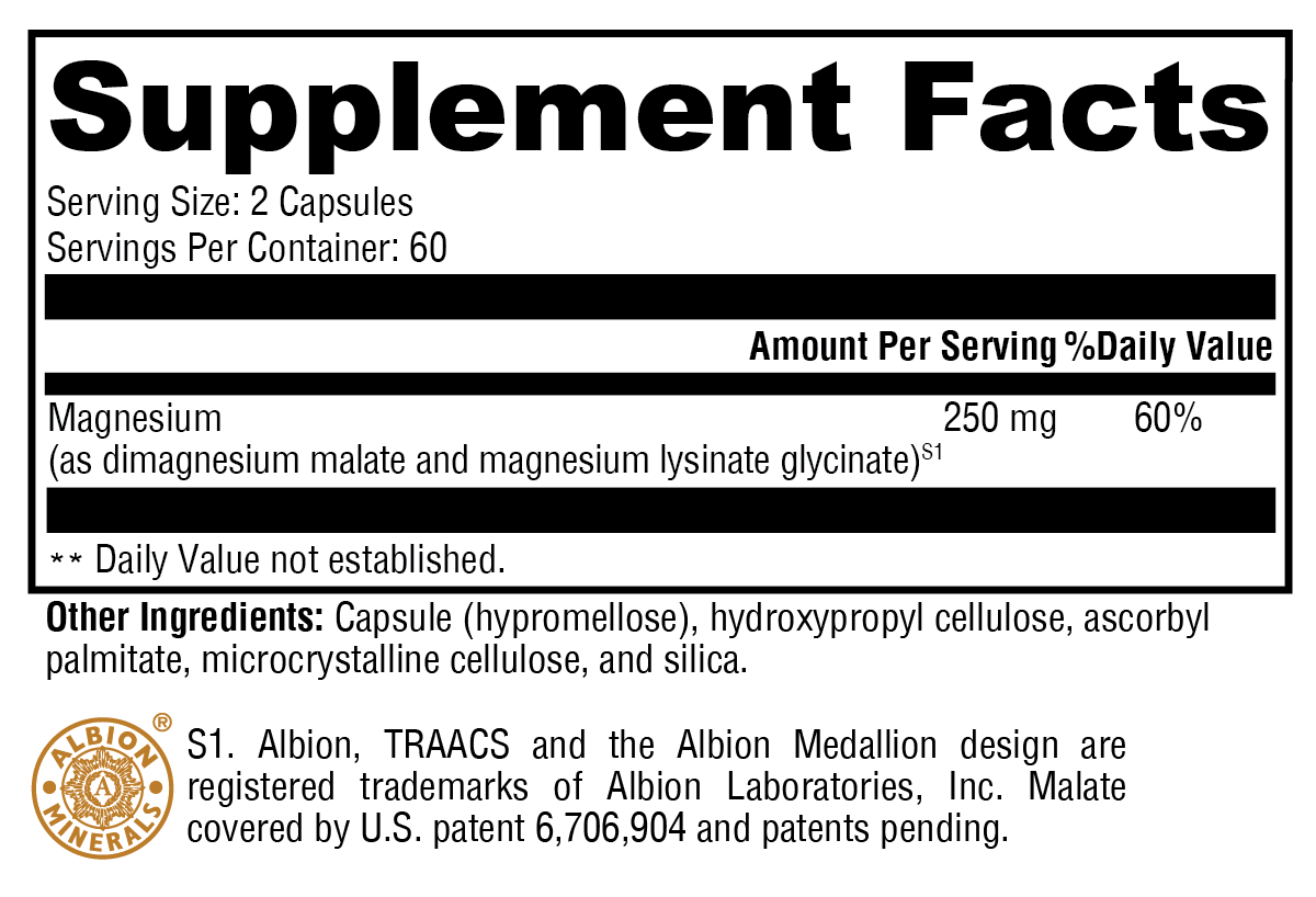 Magnesium Glycinate 120c